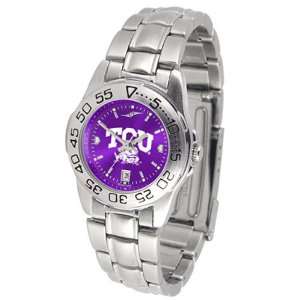  Christian Horned Frogs NCAA AnoChrome Sport Ladies Watch (Metal 