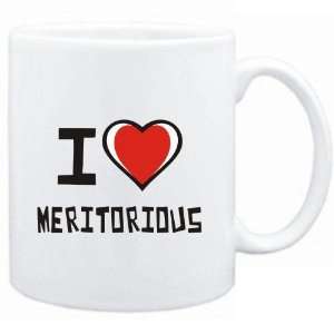  Mug White I love meritorious  Adjetives Sports 