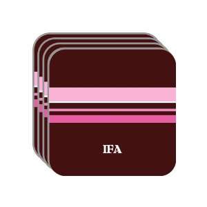  Personal Name Gift   IFA Set of 4 Mini Mousepad Coasters 