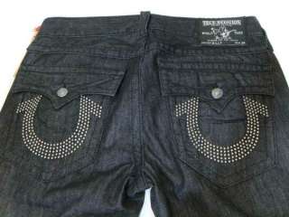   RELIGION Mens Jeans Billy Bass Nickel Stud Logo Horshoes Inglorious