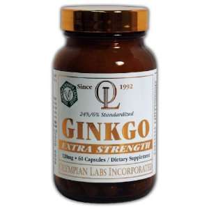 Olympian Labs Ginkgo Biloba Extract, 120mg Twin Pack (Packaging May 