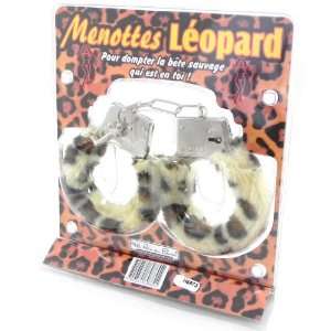  Pair Menottes Plaisir leopard.