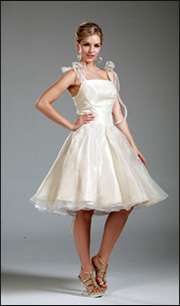 111   Mini Bridesmaid Prom Gown Evening dress  