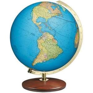  Duo Floor Globe, Political/Physical Illuminated with 