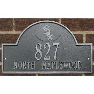  Chicago White Sox Pewter & Silver Personalized Address 