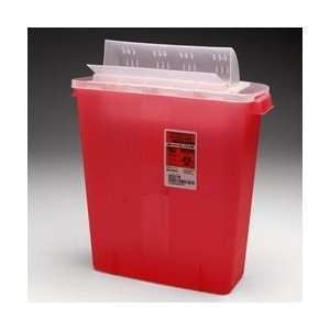  In Room Sharps Disposal Container with Always Open Lid 