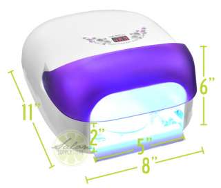 Digital 36W Nail UV Lamp Acrylic Gel CURING Light TIMER DRYER Pro SPA 
