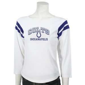  Indianapolis Colts White Ladies Win Feel Long Sleeve T 