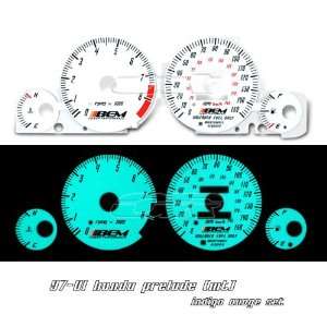  97 01 Honda Prelude MT Indiglo Glow Gauge Face Automotive