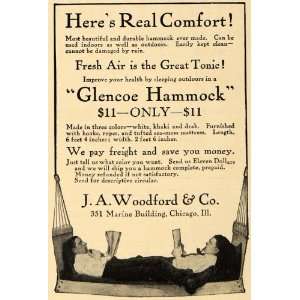   & Co. Indoor Glencoe Hammock   Original Print Ad