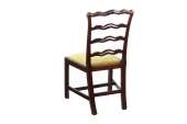 19th C Chippendale Pierced Ladder Back Mahogany Chair X  