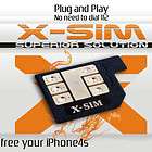   version Turbo SIM X SIM Unlock Card For iPhone 4S IOS 5.1 and 5.1.1