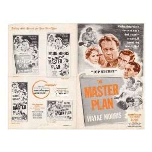 Master Plan Movie Poster, 11 x 17 (1955) 