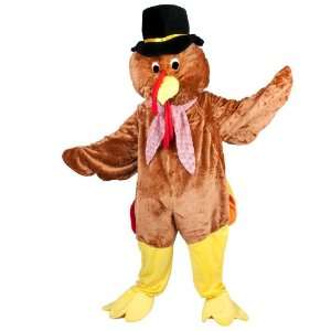  Thanksgiving Turkey Adult Mascot Costume