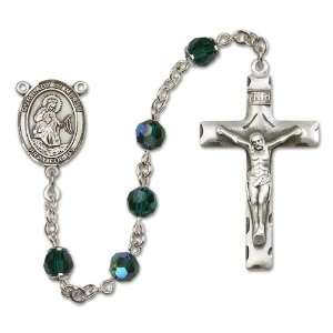  Our Lady of Mercy Emerald Rosary Jewelry