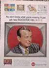 1960 rca victor console tv jack paar original old ad