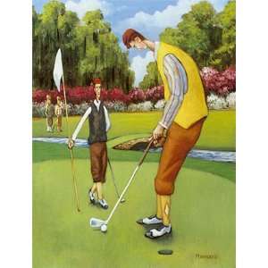  David Marrocco Putting for Birdie 24x18 Poster Print