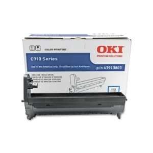  Oki Cyan Image Drum For C710 Series Printers   OKI43913803 