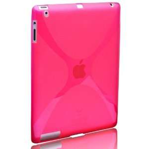  TPU Skin Cover Case For Apple iPad 2 WIFI 3G + Screen Protective Film