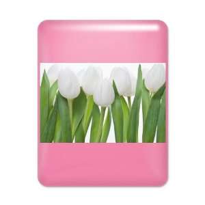  iPad Case Hot Pink White Tulips Spring 