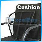   Mesh Design Massage Relax Car Lumbar Support Back Cushion Black E