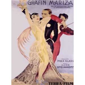  Grafin Mariza, Movie Poster by Josef Fenneker