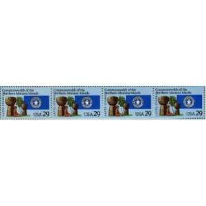 Northern Mariana Island Commonwealth 4 x 29 cent US postage stamp Scot 