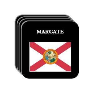 US State Flag   MARGATE, Florida (FL) Set of 4 Mini Mousepad Coasters