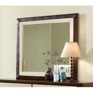  Weston Bi Cast Mirror In Brown Bear Maple/Baroque Teak 