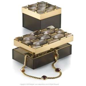   Italian Designer Monte Carlo Jewelry Boxes   Set of 2