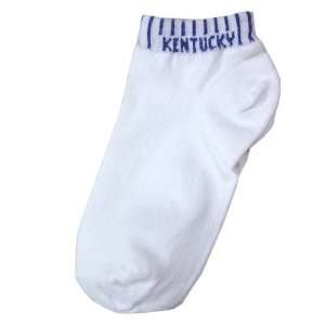  Kentucky Wildcats White Ladies 9 11 Ankle Socks Sports 