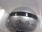 Jerry Rice Signed Mini Helmet Autograph Oakland Raiders
