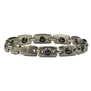   Plated Stainless Steel Magnetic Therapy Bracelet (SS MRB3S) Jewelry