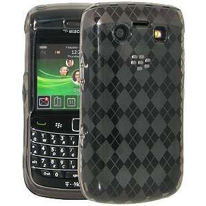  New Amzer Luxe Argyle Skin Case Smoke Grey For Blackberry 