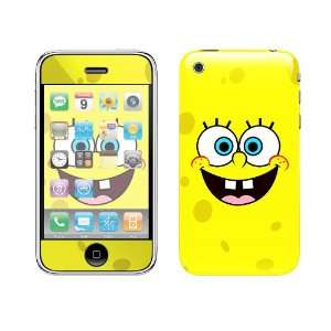  Sponge BOB Vinyl Skin Protector for Iphone3 Cell Phones 