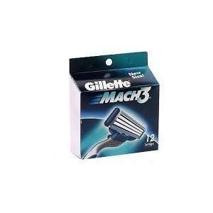  Gillette Mach3 Cartridge 12 Count