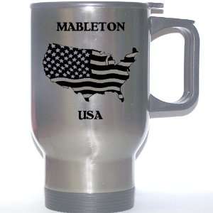  US Flag   Mableton, Georgia (GA) Stainless Steel Mug 