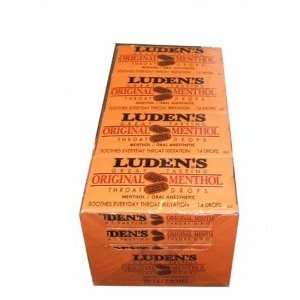  Ludens Throat Drops Original Menthol Flat   20 Pack 