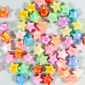   Pcs Folded Completed Origami Lucky Stars Craft Star
