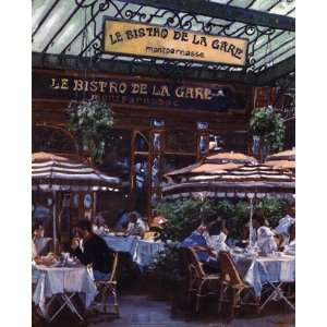  Lownes Le Bistro de la Gare 16.00 x 20.00 Poster Print 