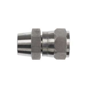   04 SS, Stainless Steel JIC Tube Fitting, 04FJS Buttweld, 1/4 Tube OD