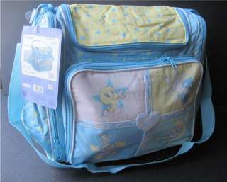   tunes diaper bag measures leng 14 heighth 14 width 8 included changing