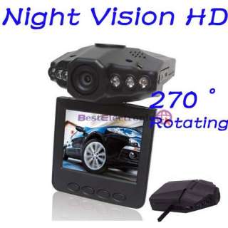 HD Car 6 LED IR Vehicle DVR Camera Recorder Dash  