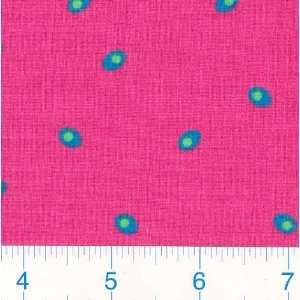  45 Wide Jot Dot   Pink Fabric By The Yard Arts, Crafts 