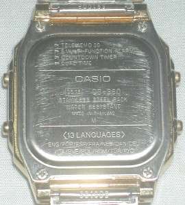 Casio DB 360 13 Languages Data Bank Alarm Quartz Watch  