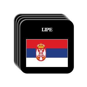  Serbia   LIPE Set of 4 Mini Mousepad Coasters 