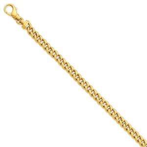  14k Gold 5.5mm Polished Fancy Link Bracelet Jewelry