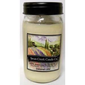  Coconut Lime 24 oz Swan Creek Soy Candle