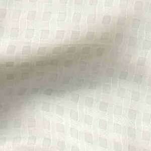  52 Wide Textured Sueded Rayon Ivory Basket Weave Fabric 