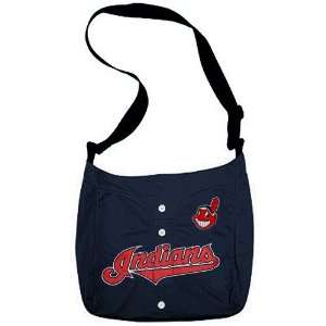  MLB Cleveland Indians Navy Blue Veteran Jersey Tote Bag 